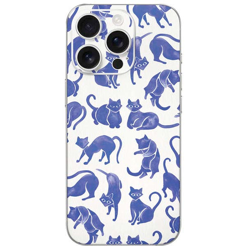 Blue Cats by Cat Coq iPhone 16 Pro Skin